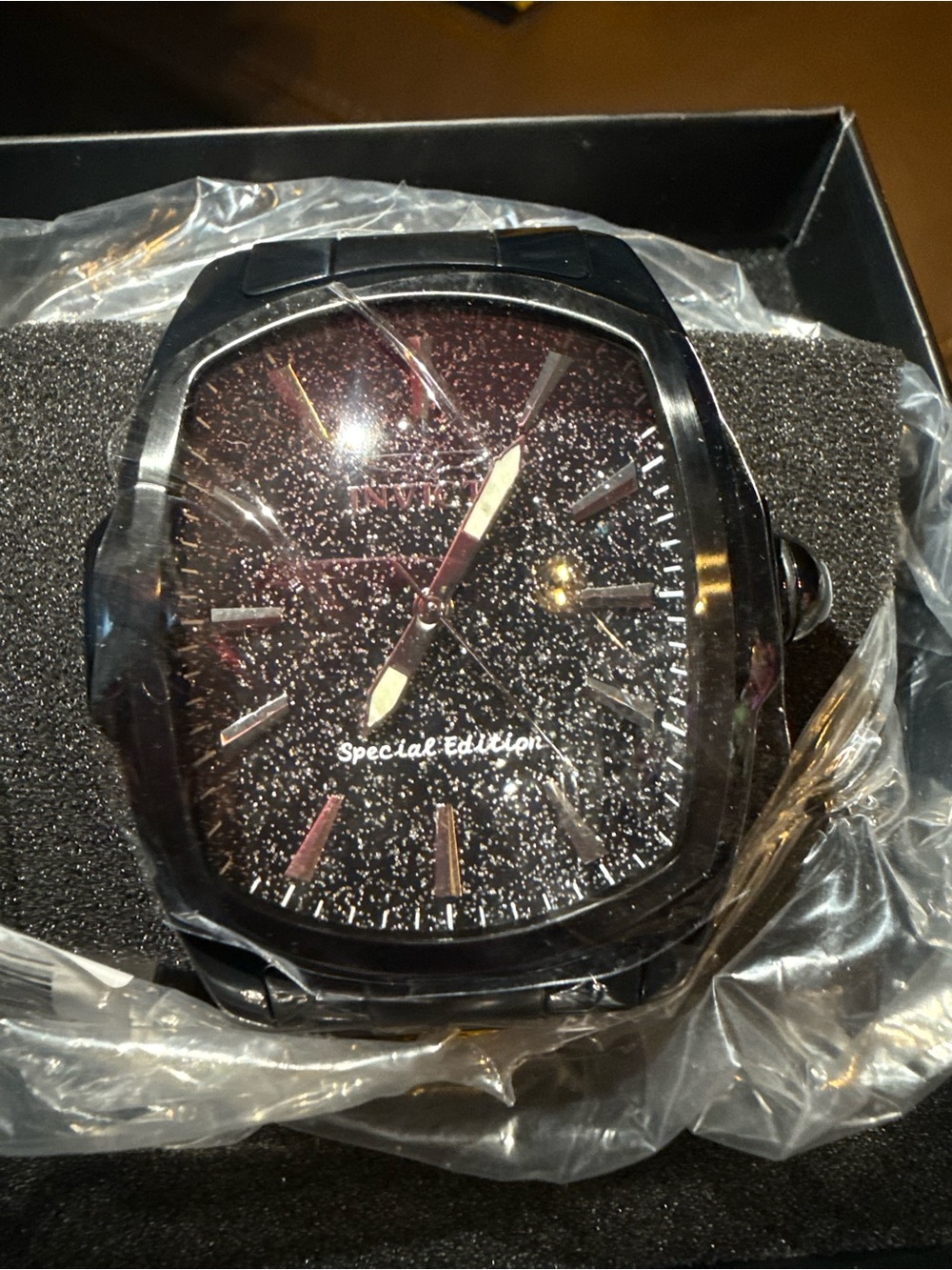 Invicta Special Edition Black Sparkle Dial Men's Watch